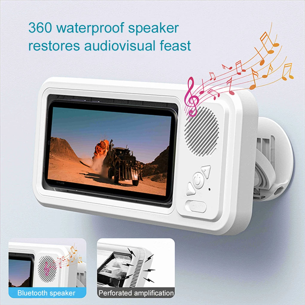Shower Phone Holder with Speaker Shower Phone Holder with Speaker